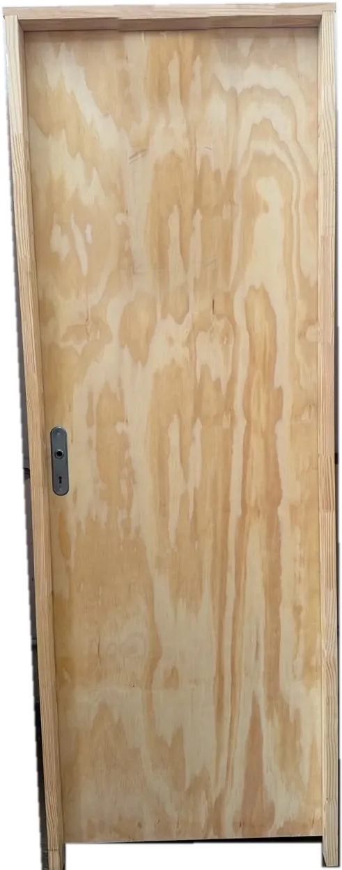 Porta montada para pintura no batente